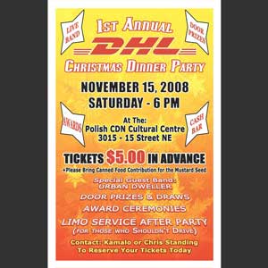 Poster 01 - DHL Christmas Party